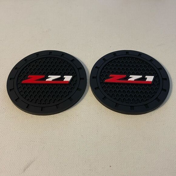 Z71 Car Cup Holder Coasters set of 2 NWT - Picture 2 of 4